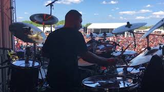 Trivium  “Betrayer”  Fort Rock  Sunrise FL Alex Bent Drum Cam [upl. by Hamforrd416]