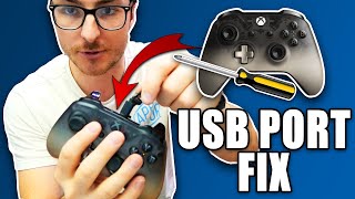 XBOX ONE Controller Disconnects All The Time  Micro USB Port Fix [upl. by Mell]