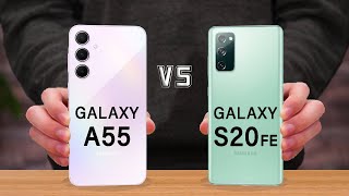 Samsung Galaxy A55 Vs Samsung Galaxy S20 FE 5G [upl. by Kenlay]