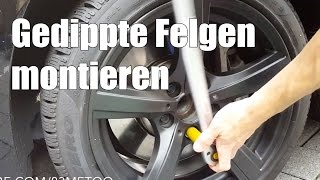 83metoo Gedippte Felgen montieren [upl. by Noiramaj151]