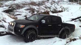 L200 offroad in the snow fun [upl. by Anuat860]