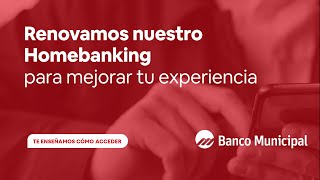 ¿Cómo ingresar al nuevo Homebanking de Banco Municipal [upl. by Ocsirf]