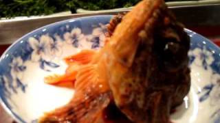 Ikizukuri  live scorpion fish sashimi part 1 [upl. by Raffin178]