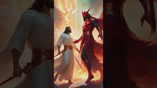 Jesus vs devil jesuschrist jesus god shorts [upl. by Tulley880]