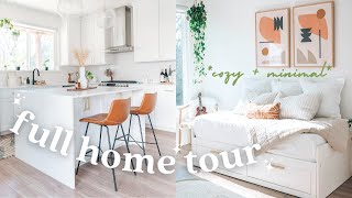 🏡 Full Home Tour  Cozy  Minimalist Style [upl. by Airdnaed19]