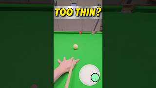 Snooker Too Thin 🕰️ GoPro Headcam POV [upl. by Maurits]