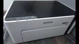 epson m1120 print speed [upl. by Ylicec]