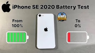 iPhone SE 2020 battery test in 2024 PUBG MOBILE BGMI [upl. by Kenay]