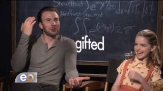 Laila Muhammad chats with quotGiftedquot stars Chris Evans and Mckenna Grace [upl. by Goulet743]