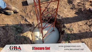 Secure Set Used for Radio Tower Foundation [upl. by Renata885]