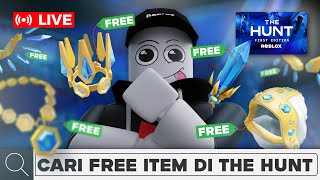 LIVE KITA BERBURU ITEM GRATIS DI ROBLOX INI EVENT TERBARU THE HUNT ROBLOX [upl. by Iret]