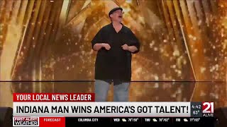 ‘Somebody pinch me’  Indiana’s Richard Goodall wins ‘America’s Got Talent’ [upl. by Ardnauq]