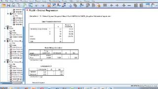 Lesson 23 2 Ordinal Logistic Regression SPSS [upl. by Anhpad]