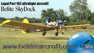 Skydock ultralight aircraft from Belite Aircraft funded by KickStart [upl. by Mamoun]