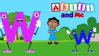 Wimbo wa Herufi W  Akili and Me  Learn Swahili Letter W [upl. by Godwin]