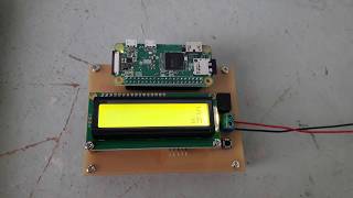 Raspberry Pi LCD HD44780 [upl. by Lilithe275]