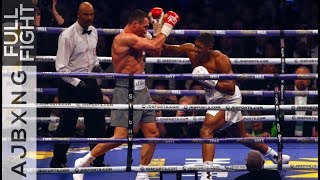 Full Fight  Anthony Joshua Vs Wladimir Klitschko TKO [upl. by Eelyme]