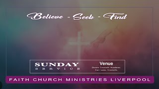 Sunday Service  BelieveSeekFind  Pas Vinodh  FCM Tamil Church Liverpool [upl. by Sucramej647]