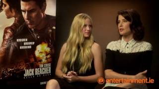 Cobie Smulders and Danika Yarosh talk Jack Reacher Never Go Back [upl. by Ayatnahs924]