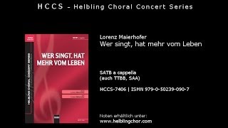 Lorenz Maierhofer  Wer singt hat mehr vom Leben [upl. by Sy507]