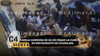 Familia de 20 miembros cena en restaurante de Iztapalapa ¡y se va sin pagar la cuenta [upl. by Toland]