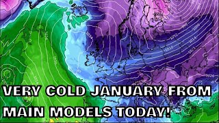 Very Cold January From Main Models Today 29th December 2023 [upl. by Notselrahc]