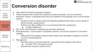 Somatic symptom and factitious disorders [upl. by Adnauqaj976]