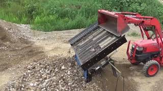 Topsoil Screener Screening Dirt Model SLG 68V [upl. by Gunnar12]