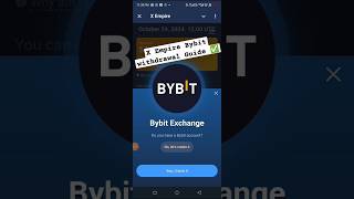 X Empire Withdrawal Kaise Kare Bybit Guide ✅  X Empire Bybit withdrawal process Guide [upl. by Nivahb]