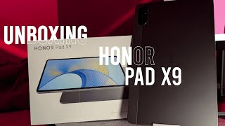 Unboxing en español HONOR PAD X9 LTE  Una tableta con la posibilidad de tener SIM 2024 [upl. by Anahpos]