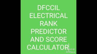 DFCCIL EXECUTIVE SCORE AND RANK CALCULATOR LINK IN DESCRIPTION [upl. by Iinde]