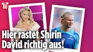 Lieben wir Erling Haaland schickt Videonachricht an Shirin David [upl. by Erida]