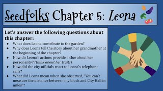 Seedfolks Chapter 5 Leona Read Aloud [upl. by Atelra]