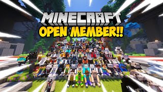 OPEN MEMBER SERVER MINECRAFT SURVIVAL INDONESIA  SERVER MCPE INDONESIA [upl. by Savvas]