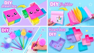 EASY CRAFT IDEAS  School Craft Ideas  DIY Craft School Hacks  Paper Crafts and more [upl. by Ramled]