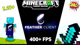 Feather client for mcpe 121  pvp texture pack fps boost [upl. by Oribella230]