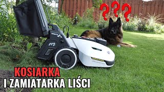 Automatyczny robot koszący z zamiatarką do liści i trawyYUKA 1500 Mammotion [upl. by Anihpesoj]