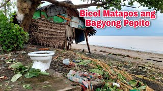 Update sa Bicol Matapos ang Bagyong Pepito Brgy Nato Sagñay Camarines Sur Malalaking Alon [upl. by Esinyt]