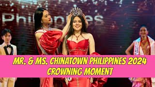 CROWNING MOMENT  Mr amp Ms Chinatown Philippines 2024 Announcement of Winners [upl. by Kimber]