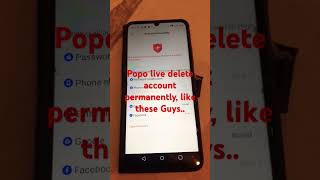 Delete account permanently popo live [upl. by Ecille]