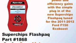 20112012 Ford F150 Ecoboost Superchips Flashpaq Tuner  New Part Numbers  AutoAnything [upl. by Doggett]