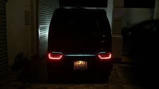 LED flow lights with Suzuki Wagon R Stingray MH55S [upl. by Nomelc]