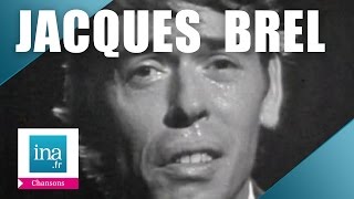 Jacques Brel quotNe me quitte pasquot live officiel  Archive INA [upl. by Odelia]