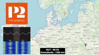 Tropo 967  SR P2  Emmaboda Sweden  1056 km  60 kW  24102024 [upl. by Navi]