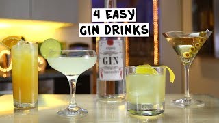 Four Easy Gin Drinks [upl. by Kyte]