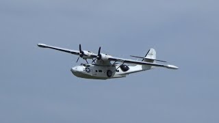 Shuttleworth Festival of Flight 2024 Consolidated PBY5a Catalina [upl. by Arodnahs929]