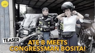 TEASER ATE B MEETS CONGRESSMAN BOSITA  Bernadette Sembrano [upl. by Eeleimaj628]