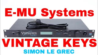 Emu  Vintage Keys  Factory Demo Songs [upl. by Cutler]