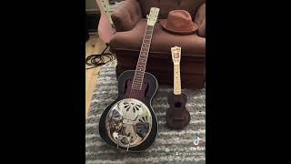 Gretsch Resonator Guitar amp Styron Plastic TV PAL Ukulele “Breaking Bad” Theme amp Original Tune [upl. by Schertz]