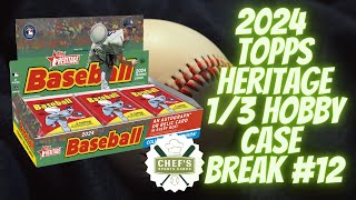 2024 TOPPS HERITAGE 13 HOBBY CASE BREAK 12  LIVE 7112024 [upl. by Philipines]